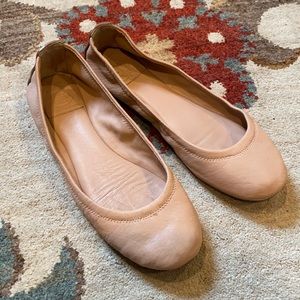 Tory Burch pink ballet flats